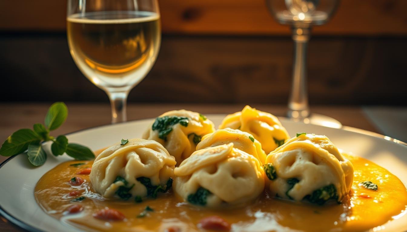 was passt zu spinatknödel