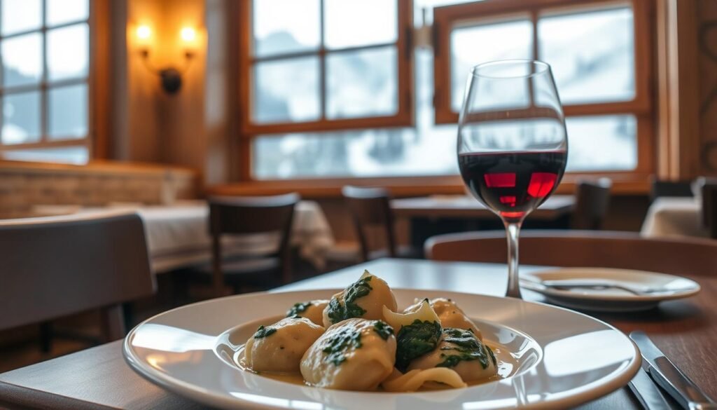 weinempfehlung spinatknödeln